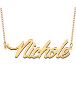 Nichole Name Necklace for Best Friend Family Member Birthday Christmas Gift - €13,63 EUR