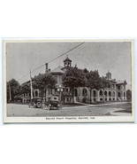 Sacred Heart Hospital Garrett Indiana 1920s postcard - £5.55 GBP