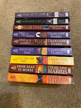 Charlaine Harris Sookie Stackhouse True Blood Book Lot #1 - 9 of Dead Series - £13.31 GBP