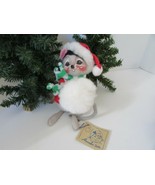 VTG 1994 HOLIDAY ANNALEE MOBILITEE 6&quot; SNOWBALL MOUSE W/TAG - £11.72 GBP