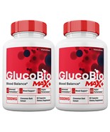 2 Pack GlucoBio Max Blood Support Extra Strength Capsules for Men and Women - $61.50