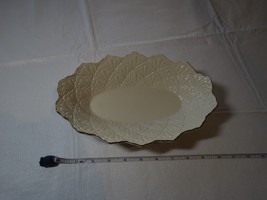Lenox jacquard dish serving ivory gold 110148511 candy bowl side oval cream NEW - £18.21 GBP