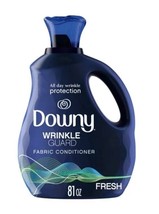 Downy WrinkleGuard Fabric Conditioner, All Day Wrinkle Protection, Fresh, 81 Oz. - £15.69 GBP