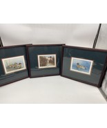 Set Of 3 Wildlife Print Ducks Jim Michielsen Signed Numbered Framed Wood... - £44.24 GBP