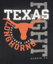 Texas Longhorns &quot;FIGHT&quot; (XL) T-Shirt Russell Athletics Vintage Black NWOT VTG - £20.36 GBP