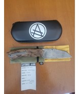 LA FORGE AGAB Damas 90MCV8   A5N20 Titane Ebene Knife by Gabriel Berthél... - $346.49