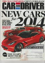 Car and Driver New Cars for 2014 Corvette Best Tech Chevy Ford Ram Cadil... - $19.99