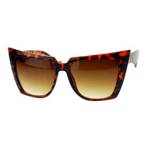 Womens Super Oversized Square Cateye Sunglasses Fierce Runway Fashion - £7.14 GBP