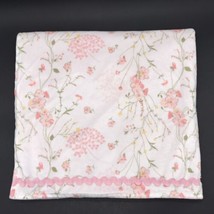 Laura Ashley Floral Baby Blanket La Vine Print White Rickrack Trim Target - £10.35 GBP