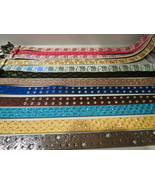 Womens 1-1/2&quot; Sparkle Glitter Belt Size Med, Large, X-Large Pink Blue Si... - £3.92 GBP