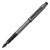 Cross Century II Gunmetal Grey Fine Fountain Pen with Black PVD - £146.64 GBP