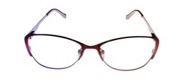 Lucky Brand Women&#39;s Eyeglass Rectangle Burgundy Metal D704  50mm - £35.37 GBP