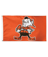 Cleveland Browns Flag 3x5 Deluxe Style Classic Logo - $1,504.68 MXN