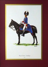 Royal Horse Artillery 1811 - Framed Print - 11" x 14" - $32.50