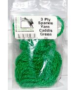 Hareline Fly-Tying Material 3P49 – 3-Ply Sparkle Yarn Caddis Green #295 - $5.46 CAD
