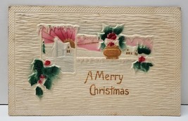 Christmas Heavily Embossed Airbrushed Germany Postcard B14 - £4.74 GBP