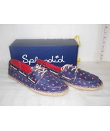 Splendid New Womens Ranger Navy Floral Linen Boat Shoes 10 M Shoes - $68.31