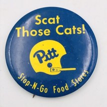Vintage 1950&#39;s Uni of Pittsburgh Pitt Panthers Scat Those Cats! Stop-n-G... - £9.52 GBP