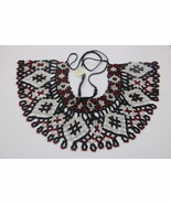Moroccan Amazigh Beaded Necklace - Moroccan Amazigh Folklore Inspired Et... - $70.00