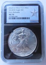 2018 W American Silver Eagle NGC MS70 Early Release FREE SHIPPING - $117.81