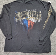 Vintage George Strait T shirt cowboy rides away tour 2013 Men size xl black - £17.09 GBP