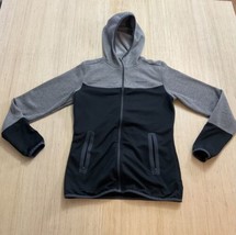 Marmot Gray Black Size Medium Women’s Full Zip Hooded Jacket - £21.78 GBP