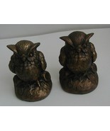 Set of 2 Vintage MCM Brass Cast Owl on Branch Bookends - $762.79 MXN