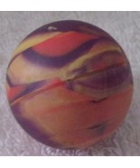 Vintage 4-inch Round Purple Pink Yellow Swirl Bouncy Ball - $6.84 CAD