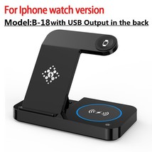 Foldable 4 in 1 Wireless Charger Stand For IPhone 14 13 12 11 Samsung Watch Airp - £27.39 GBP