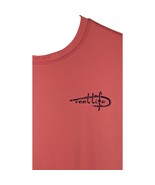 Salmon Pink Reel Life Shirt Mens Medium to (Large) Long Sleeve Fishing O... - $452.37 MXN