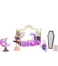 Monster High Playset Clawdeen Wolf Bedroom With Accessories Kids Toy Mattel - £37.70 GBP