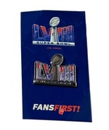 NFL Fans First LVIII Las Vegas Super Bowl 58 Official Collectors Pin Badge - $342.12 MXN