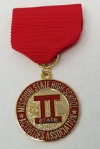 Medal Missouri State High School Activities Association Red Gold Color V... - $14.20