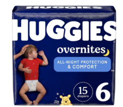 Huggies OverNites Nighttime Baby Diapers Size 615.0ea - £23.91 GBP