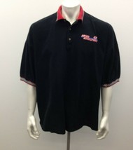 Doerr Motorsports #43 Men&#39;s XXX Lg Black Red Checkered Collar Short Slee... - $10.79 CAD