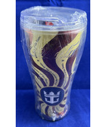 Royal Caribbean Cruise Ship Coca Cola Reusable Travel Mug Tumbler Drink ... - $12.09