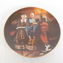 Norman Rockwell Collector Plate Knowles “Evening&#39;s Ease&quot; Light Campaign ... - £7.77 GBP
