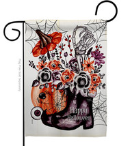 Witch Bouquet Garden Flag Halloween 13 X18.5 Double-Sided House Banner - £15.79 GBP