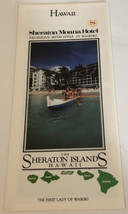Vintage The Sheraton Islands Brochure The Manor Wing Hawaii BRO14 - £7.00 GBP