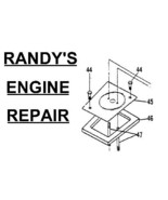 McCulloch air box gasket part 216116 690 cut off saw - $109.10 MXN