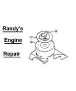 McCulloch air filter cover assy part 690 cut off saw - $684.33 MXN