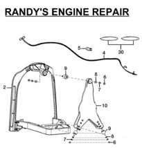 Frame Support Homelite 518591001 Fits 26cc Mightylite - £13.27 GBP