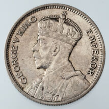 1935 New Zealand 6 Pence KM #2 XF Condition - €68,11 EUR