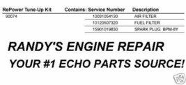 Tune Up Kit Echo Pb 200 201 230LN 90050 90074 90074C - £10.44 GBP