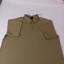 Knightsbridge Men's Brown Cotton Blend Short Sleeve Polo Shirt Size 2X image 10