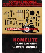 HOMELITE XP1000 THRU 3100G SERVICE MAINTENANCE MANUAL - £4.99 GBP