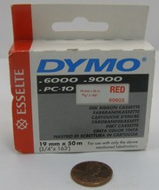 Esselte Dymo Cartridge .6000.9000 PC-10 Red 19mmx50m  60603 - $14.99