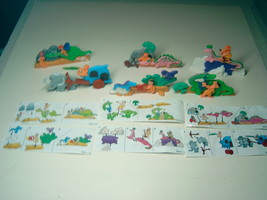 Kinder - K00 008-013 3D puzzles dino&#39;s - complete set + 6 papers - surpr... - $6.50