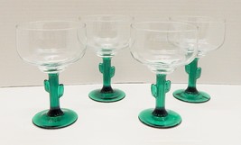 Libbey Lifestyles Cactus Stemmed Margarita Glasses Set of 4 - $24.99