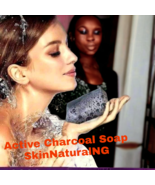 Active charcoal soap, dead skin, pimples, skin, glasses, radiance of light - £44.84 GBP
